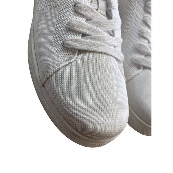 White Canvas Lace-Up Goodfellow & Co. Sneakers Casual Low Top Shoes Size 10 - Picture 8 of 8